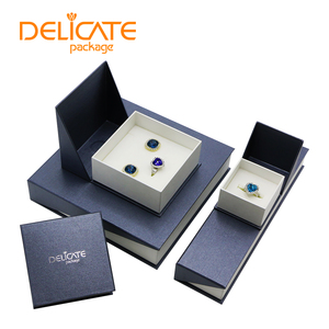 Factory Logo Customize Flip Made Luxury jewellery Velvet Necklace Set Paper Cheap Magnetic Ring Jewellery Package Packaging Box