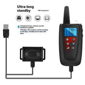 <span class=keywords><strong>Collar</strong></span> de adiestramiento de larga distancia, control remoto inteligente, entrenador de perros, parada de ladridos, plástico, recargable, venta al por mayor, novedad de 2017 - Product Image 2