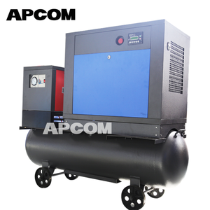 8bar 12bar Low Noise Stationary Air Compressor for <b>Small</b> Factory Workshop with Built-in <b>Dryer</b> Filter Air Receiver Tank - Product Image 5