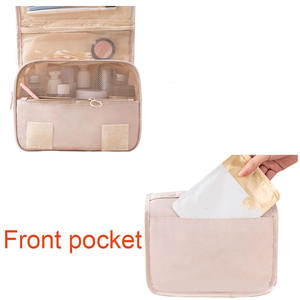 Borsa per il trucco in Nylon <span class=keywords><strong>da</strong></span> viaggio di grande capacità borsa per cosmetici <span class=keywords><strong>da</strong></span> <span class=keywords><strong>appendere</strong></span> impermeabile con accessori per ganci - Product Image 3