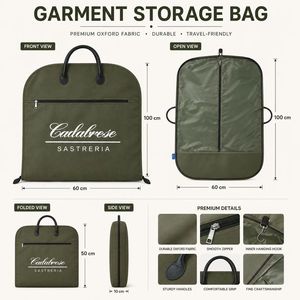 Bulk Oxford Fabric Suit Garment Bag, <b>Large</b> Capacity Waterproof Clothing Cover for Business & Vacation Travel - Product Image 4