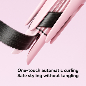 <span class=keywords><strong>Fer</strong></span> <span class=keywords><strong>à</strong></span> <span class=keywords><strong>boucler</strong></span> électrique en céramique pour cheveux ondulés, rotation automatique, usage hôtelier et domestique, 4 réglages de température - Product Image 4