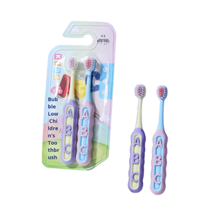 Vente chaude Lettre <span class=keywords><strong>2</strong></span>-Pack <span class=keywords><strong>Brosse</strong></span> <span class=keywords><strong>À</strong></span> <span class=keywords><strong>Dents</strong></span> Pour Enfants 3-12 <span class=keywords><strong>Ans</strong></span> Mignon <span class=keywords><strong>Bébé</strong></span> Nuage Doux Nylon Poils Poignée En Plastique Sans Bpa - Product Image 5