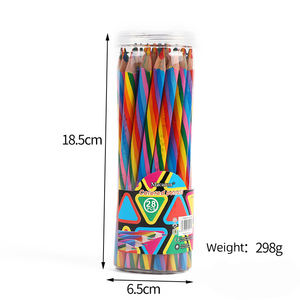 Ensemble de 28 crayons de couleur Macaron dessin arc-en-ciel écologiques avec boîte crayons de croquis en bois personnalisés - Product Image 3