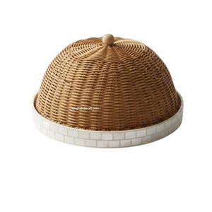 Plateau de service bohème en nacre pour le Ramadan et l'Aïd |   Plateau élégant fait à la main pour les aliments et les boissons, idéal pour les cadeaux, les dattes, les bonbons, la décoration de table - Product Image 5