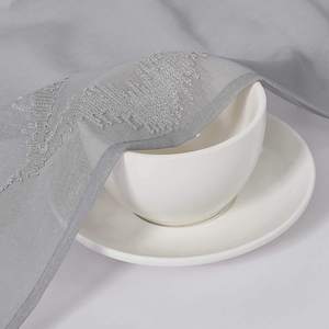 Rideau transparent en voile avec œillets en tissu, voile pour fenêtre de chambre à coucher, nouveau Design - Product Image 5