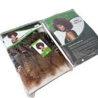 Extensions de cheveux synthétiques Kinky Bulk 120g pour tresses africaines, tresses au crochet Marley Kinky Curly, cheveux souples à trame simple