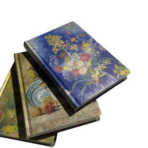Cuaderno Personalizado de Tapa Dura con Diseño de Pintura al Óleo sobre Lienzo - Product Image 1
