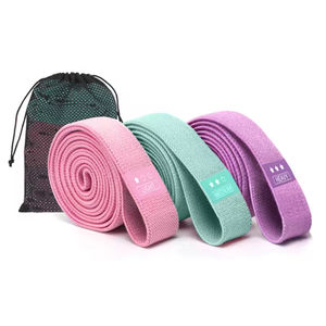 Bandas elásticas antideslizantes para fitness, bandas elásticas suaves portátiles para sentadillas, rizos de bíceps - Product Image 6