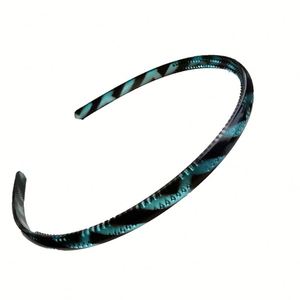 Non-Slip Plastic Resin Hairband <b>Thin</b> Black Hair Hoop Sweet Style Grip <b>Headband</b> for Women Washing Face Daily Use Factory Direct - Product Image 6
