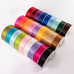 Manufacturer Wholesale 4cm Plain Satin <strong>Ribbon</strong> for Baking Packaging Cake Decoration Gift Box Flower Decoration 26031801 - Product Image 3