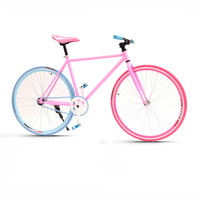 Vélos à pignon fixe de couleur tendance, modèle chinois, vente chaude, vélos à pignon fixe 700C, vélo fixie, design de vélo de route pour adultes
