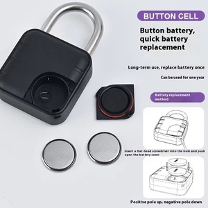 Thông minh vân tay Mã khóa thép không gỉ Kẽm hợp kim chống trộm IP67 chống thấm ngoài trời tủ chống gỉ cửa - Product Image 1