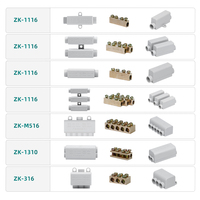 Bloc de bornes perforé ZKCC06 en laiton haute puissance avec compatibilité conducteurs 9.65-17AWG