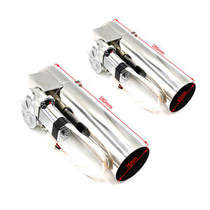 2.5 "3" tuyau d'échappement électrique universel soupape droite <span class=keywords><strong>silencieux</strong></span> d'échappement découpe télécommande avec interrupteur manuel - Product Image 2