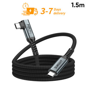 Échantillon gratuit SUNGUY Câble de charge rapide USB C 100W 1,5m Câble de données USB C en aluminium pour téléphones et ordinateurs portables - Product Image 1