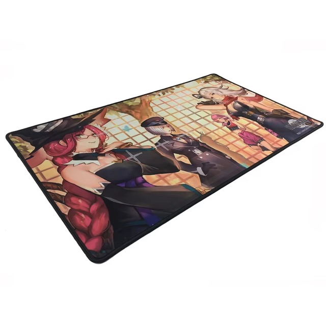 Custom Stylish 36X36 48X48 48X72 Anti Slip Water Resistant Natural Rubber RGB Gaming Mouse Pad Desk Mat for Gaming Setup
