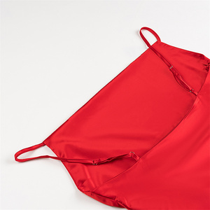 Robe Courte à Bretelles <span class=keywords><strong>en</strong></span> Satin Sexy et Polyvalente SHENZHU pour Femme, Nouvelle Collection Printemps 2025, Style Français, Taille Cintrée - Product Image 6