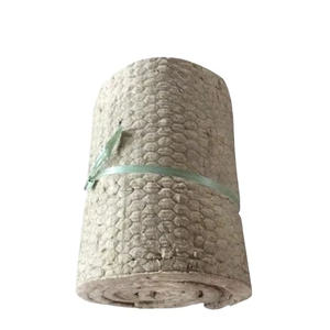 60kg/m3 80kg/m3 50mm 100mm Precio barato Aislamiento acústico Aislamiento Malla <span class=keywords><strong>de</strong></span> alambre térmico Rollo <span class=keywords><strong>de</strong></span> lana <span class=keywords><strong>de</strong></span> roca - Product Image 1