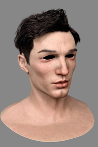 Máscara Facial de Silicona Realista para Halloween, Accesorios de Disfraces para Fiestas - Product Image 6