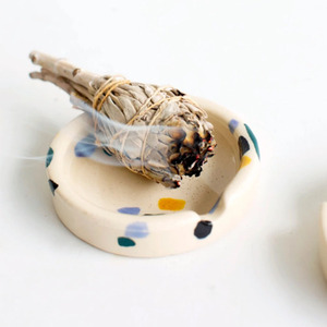 <span class=keywords><strong>Cendrier</strong></span> en céramique Palo Santo Emerald pour brûler de l'encens - Product Image 2
