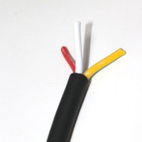 Kabel Daya RVV 12AWG 2/3/4 Inti Tembaga Terlilit PVC 300/500V untuk CCTV dan Sistem Keamanan