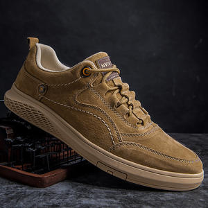 Zapatos Deportivos Casuales de Moda para Hombre, Primavera 2026, Tallas Grandes, con Cordones, de Cuero, Dropshipping - Product Image 2