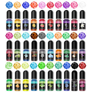 Vente flash Résine époxy écologique Pigment UV 30 couleurs Teinture liquide hautement concentrée Résine 5ml Bijoux Bricolage Artisanat Fabrication artistique - Product Image 4