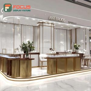 Vitrina de Joyería Minimalista para Centro Comercial, Panel de Vidrio Templado, Mostrador de Vidrio para Centro Comercial - Product Image 1