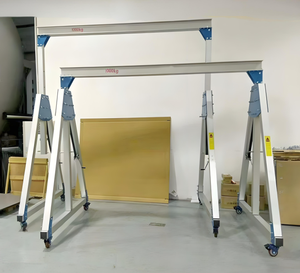 <span class=keywords><strong>Grue</strong></span> à portique mobile de chantier naval personnalisable pour petit atelier, portique en alliage d'aluminium pour <span class=keywords><strong>dessin</strong></span> extérieur 1 2 3 5 7 10 tonnes - Product Image 3