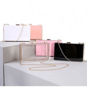 New Fashion Luxury Black Color Evening Dress Bag Ladies Banquet Bag For <b>Wedding</b> Party - Product Image 5