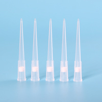 Pipettes micro graduées en plastique de laboratoire 200 µl 1000 µl avec embouts