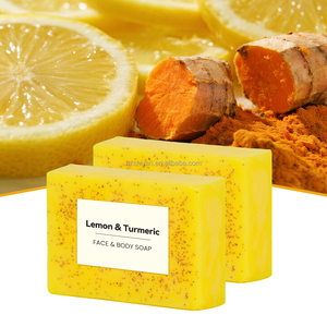 <span class=keywords><strong>Savon</strong></span> <span class=keywords><strong>Exfoliant</strong></span> Naturel Éclaircissant au <span class=keywords><strong>Lait</strong></span> de Chèvre et Citron Curcuma pour la Revitalisation de la Peau et l'Élimination des Taches Brunes - Product Image 1