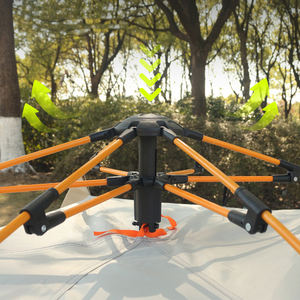 เต็นท์ตั้งแคมป์เต็นท์โดม2/<span class=keywords><strong>3</strong></span>/4/6คนพร้อมเสาที่ปราศจากสิ่งกีดขวางเพื่อการติดตั้งง่ายในเวลาต่ำกว่า10นาทีรวมบล็อกฝนและลม - Product Image 4