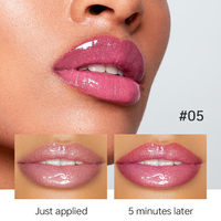 Huile de brillant à lèvres de maquillage personnalisée en gros miroitant et lèvres brillantes hydratant durable changement de couleur brillant à lèvres usine de marque privée