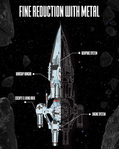 Rompecabezas Metálico 3D Piececool, Espacio Azul, Serie del Problema <span class=keywords><strong>de</strong></span> <span class=keywords><strong>los</strong></span> <span class=keywords><strong>Tres</strong></span> <span class=keywords><strong>Cuerpos</strong></span>, Nave Espacial <span class=keywords><strong>de</strong></span> Ciencia Ficción, Modelo <span class=keywords><strong>de</strong></span> Ensamblaje DIY, Regalo para Adultos y Niños - Product Image 2