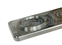 Support magnétique rotatif à 360° pour moulures en aluminium à transfert thermique 3D sous vide, avec revêtement par sublimation électrique automatique