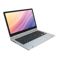 GISENTEC Professionnel Affaires 11.6 pouces LPDDR4 6GB SSD 128GB 256GB 512GB Angle d'ouverture de l'écran tactile Ordinateur portable 360 °