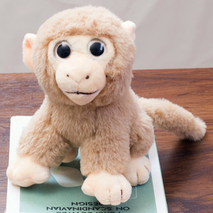 Bambola carina a coda lunga cartone animato scimmia peluche peluche giocattolo di peluche - Product Image 6