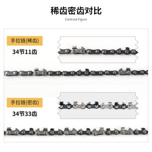 Sierra de Cadena Manual Ls38 de 24 Pulgadas, Hoja de Acero, Sierra de Bolsillo para Supervivencia al Aire Libre con Bolsa de Transporte - Product Image 5