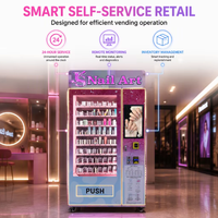 Distributeur automatique de cosmétiques et de produits de beauté pour ongles, sans personnel, pour centres commerciaux en Arabie Saoudite, avec écran tactile 21,5 pouces, 200-300