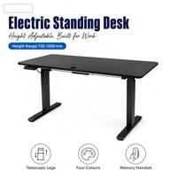Bureau debout électrique réglable en hauteur, poste de travail assis-debout pour la maison, le bureau, la salle d'étude, table d'ordinateur ergonomique réglable