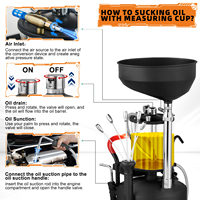 Vente chaude 100L Tambour à huile de haute qualité Grande capacité Équipement d'atelier durable Outils de véhicule