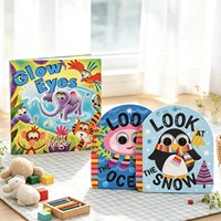 Livre sonore pour enfants imprimé sur mesure - Livre d'histoires en anglais en couleur, coins arrondis, haute qualité, directement de l'usine