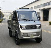 Camion de fret électrique à cabine fermée certifié EEC COC, pick-up à quatre roues, moteur sans balais, batterie au plomb-acide, 200-250 kW, 90-110 kWh