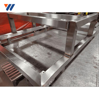YW matériel personnalisé industriel en aluminium acier acier inoxydable fer CNC métal cadre de soudage fabrication lourde