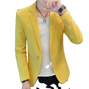 <span class=keywords><strong>Costume</strong></span> de personnalité pour hommes, printemps et automne, belle robe légère mince et décontractée - Product Image 5