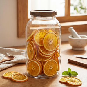 Multi Functional Wide Mouth Cylindrical High Grade Durable Vessel Kitchen <b>Rice</b> Large Storage <b>Containers</b> Big Glass Jars - Product Image 5