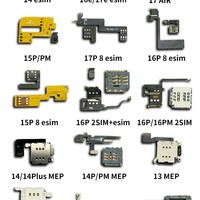 Adaptador de Tarjeta SIM Dual R-SIM20 para 12-17 con Lector ESIM, Cable Flexible y Soporte para Bandeja SIM