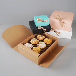 โรงงานซันไชน์ไชน่า รับพิมพ์โลโก้ตามสั่ง กล่องเค้กกระดาษแข็งสำหรับงานแต่งงาน งานวันเกิด และร้านเบเกอรี่ - Product Image 3